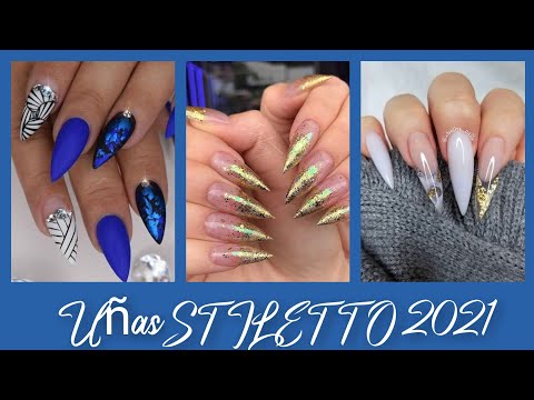 DISEÑOS DE UÑAS STILETTO/ NAIL 2021 STILETTO ACRYLIC