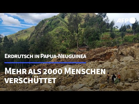 Papua-Neuguinea: Erdrutsch hat wohl ganzes Dorf vernichtet | AFP