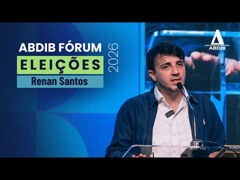 Renan Santos, do Missão - ABDIB FÓRUM ELEIÇÕES 2026