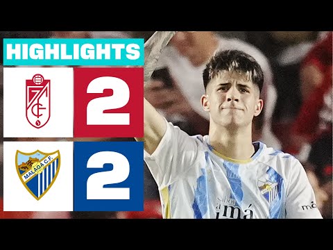 GRANADA CF 2 - 2 MÁLAGA CF | RESUMEN LALIGA HYPERMOTION