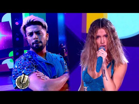Facu Mazzei y Agustina Agazzani cantaron "Esa malvada" en Cantando 2020