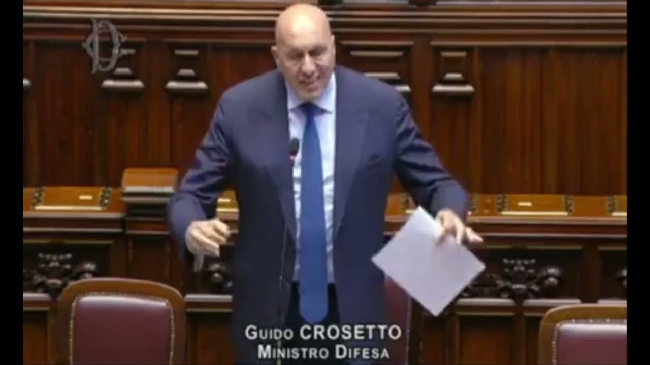 CROSETTO: "LE MINACCE SONO CAMBIATE, OGGI BASTANO POCHI DRONI PER METTERE IN GINOCCHIO UNO STATO"