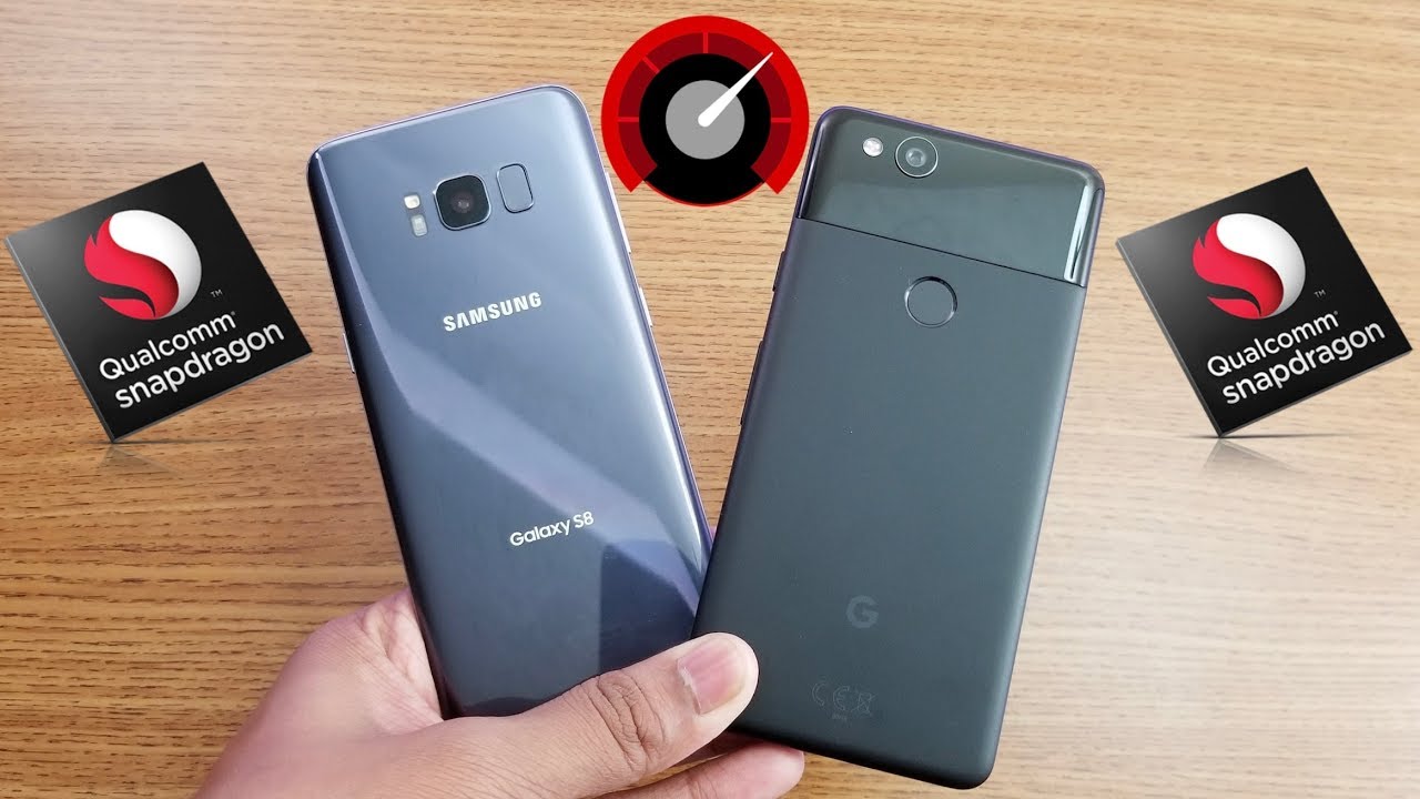 Google Pixel 2 Vs Samsung Galaxy S8 Speed Test !!!