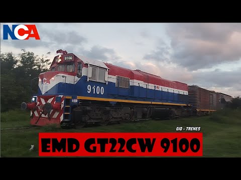 🚂 Tren de NCA con la 9100 por San Lorenzo 😯