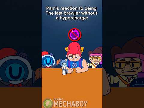 No hyperchage for pam #brawlstars #brawlstarsanimation #brawltalk