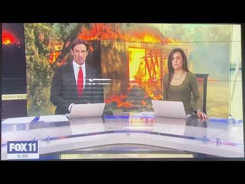 KTTV Fox 11 News at 6pm open August 25, 2021