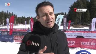 Türkiye'nin İlk Kış Triatlonu Bolu'da Yapıldı