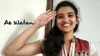 Ae Watan Female Cover || Raazi || Sunidhi Chauhan