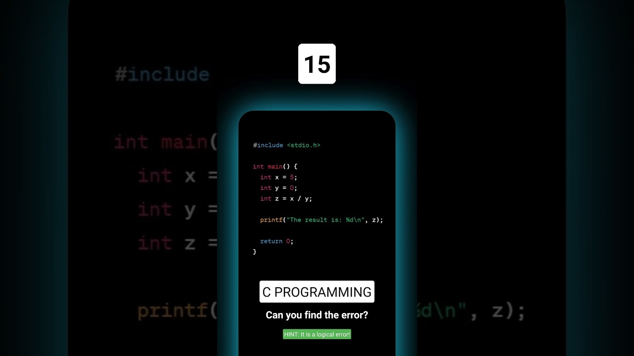 Can you find the error in this code | C Programming Challenge