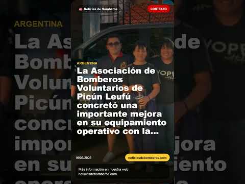 Picún Leufú fortalece su capacidad con una nueva unidad de rescate vehicular