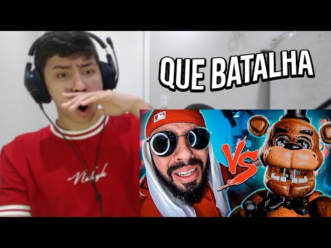 REACT Freddy (Five Nights at Freddy’s) Vs. Mussoumano - Batalha com Games