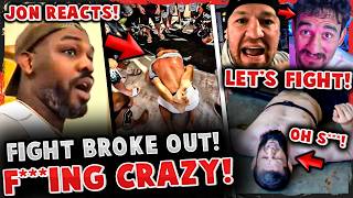 Jon Jones REACTS to FIGHT BREAKING OUT in HOUSE! Conor vs Max REMATCH!? Khamzat INTENSE FOOTAGE!