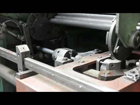 Automatisch konische rohre konifizieren, rohrkonifizierung, rohre verformen, verjüngen, einziehen