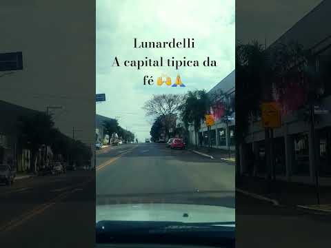 Hoje passamos por Lunardelli. Capital da fé no Paraná #travel #turismo #caminhoparaumavidamelhor