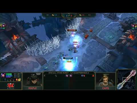 Caps as Neeko vs Maple as Neeko 1v1 Quarter-final Highlights | All-Star 2018 Day 3 LMS vs EU