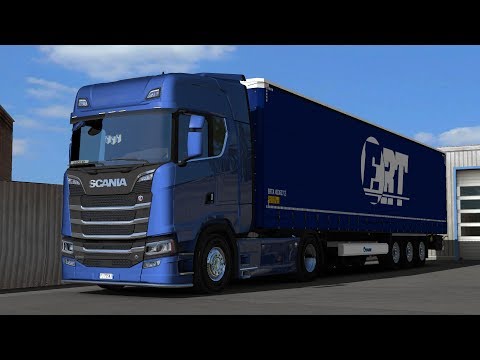 ETS 2 - SCANIA S650 V8 - Trip: Jönköping - Aalborg
