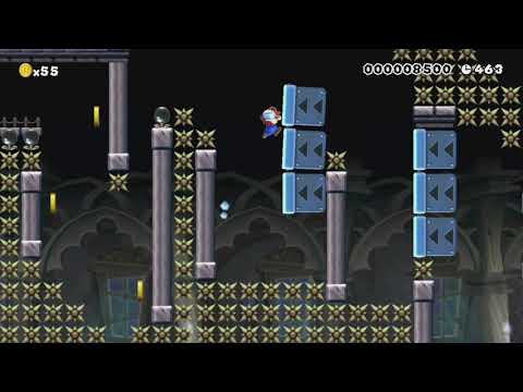 Enjoy the wall kick course! by スピラン♪りょうた2 - Super Mario Maker - No Commentary 1bk