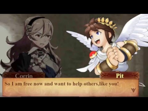 Fire Emblem Fates -Corrin x Pit Support C conversation
