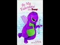 Opening To Be My Valentine Love Barney 2000 VHS