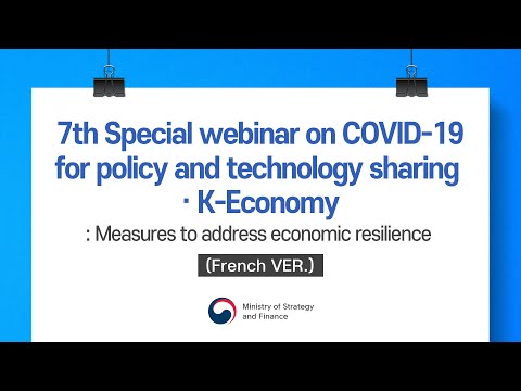 , title : '7ème webinar spécial sur Covid-19 pour le partage des politiques et des technologies - K-Economy'
