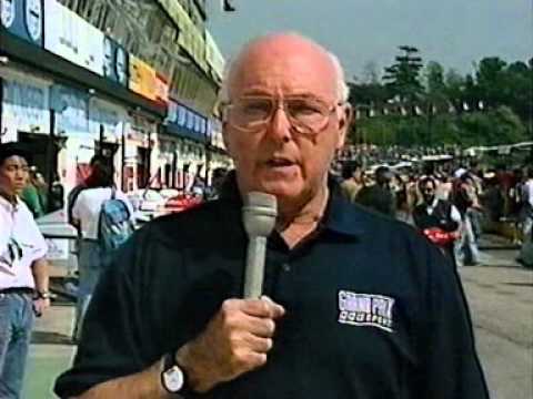 Murray Walker Announcing Death of Roland Ratzenberger