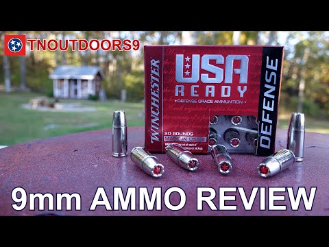 AMMO REVIEW:  Winchester USA Ready 9mm +P in Calibrated Gel (2021)
