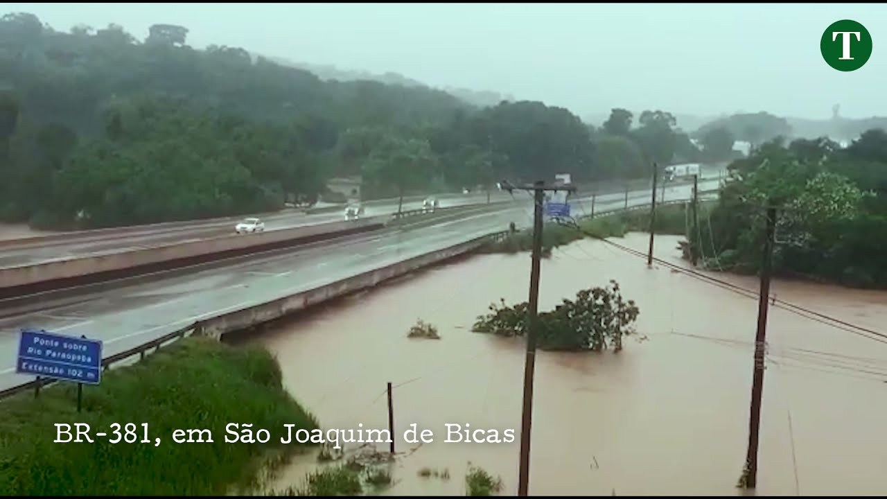 Chuva em Minas e Capitólio: Veja vídeo que mostra destruição no Estado