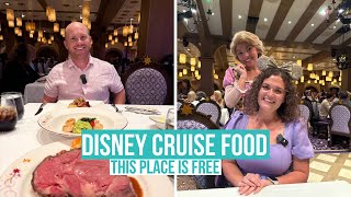 Dining at Rapunzel's Royal Table | Disney Magic Cruise Food Review