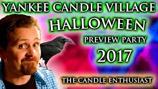 Yankee Candle Village - HALLOWEEN 2017 Preview Party | Boney Bunch | NEW Fragrances | Guided Tour 🕷