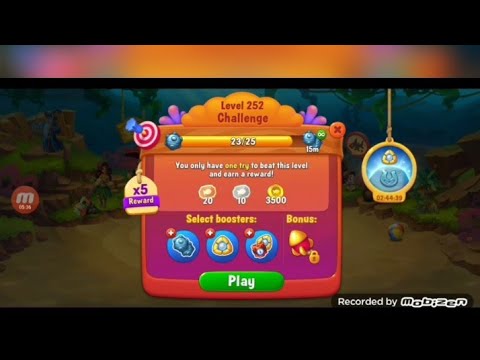 fishdom ads gameplay ll level 252 challenge completed #mixplate