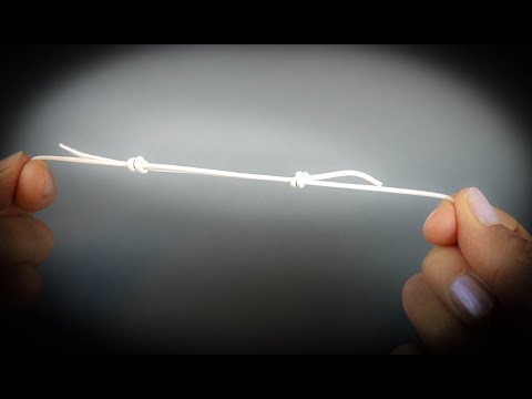 Schiebeknoten  leicht gemacht |  (Leder-) Band größenverstellbar | Tutorial  | Schmuck  | Anleitung