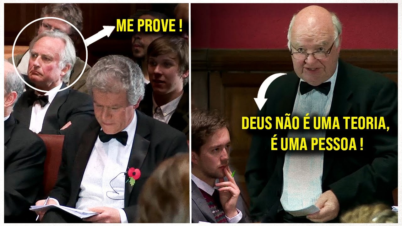 Matemático de Oxford DESTRÓI ATEÍSMO  em 15 minutos ( BRILHANTE !)