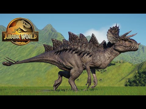 NEW !! Ultimasaurus Hybrid vs Rexy vs Spinosaurus Dinosaur Fighting Jurassic World Evolution 2