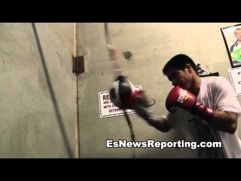 Argentina's boxing star jesus cuellar working out - EsNews Boxing