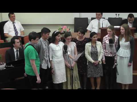 Grup tineri Biserica Baptistă Şofronea Arad la Biruinţa Baia Mare