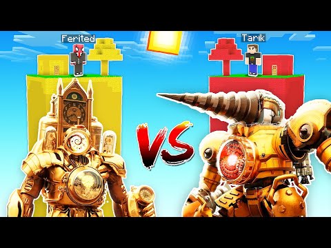 TITAN CLOCK MAN KULE VS TITAN DRILL MAN KULE - Minecraft
