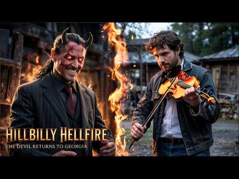 🔥Devil Returns To Georgia 🪕 |  Hillbilly Hellfire  | 💀 Bluegrass Power Metal ⚡