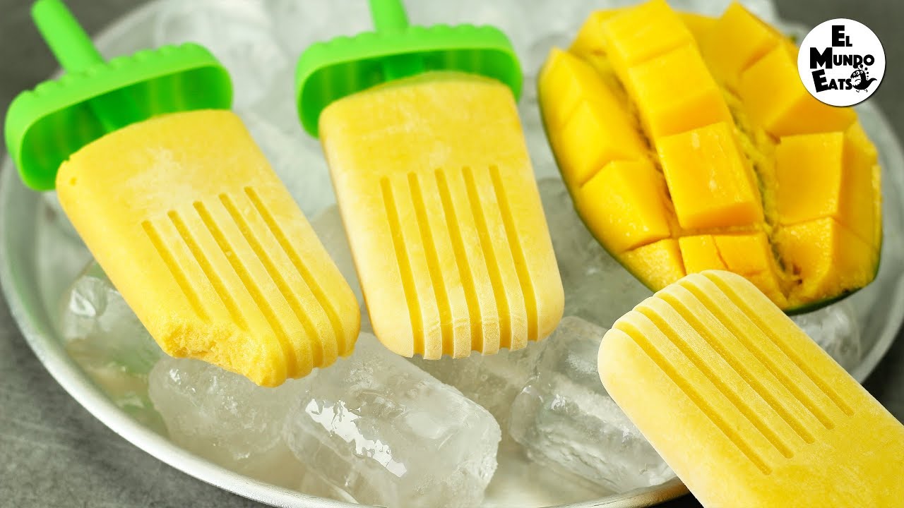 Dairy Free Mango Coconut Popsicles