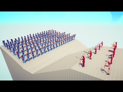ALL ARCHER UNIT vs 100x MELEE EVERY UNIT 2 | TABS - Totally Accurate Battle Simulator