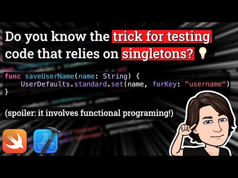 The trick for testing code that relies on singletons! 💡 thumbnail