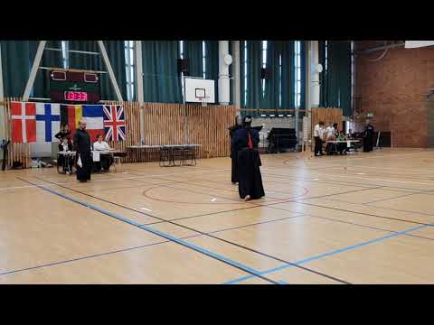 Stockholm Kendo Open 2018, 1-2 dan class, Kayhan - Nelson Cartagena 1