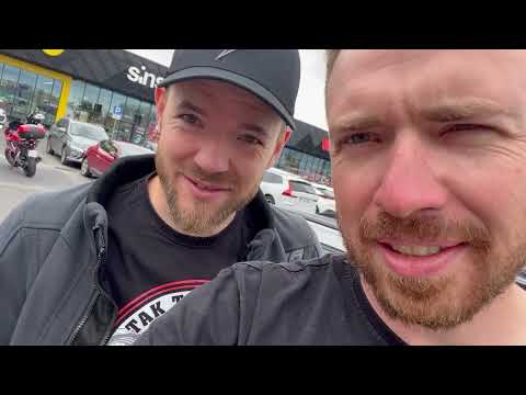 TWO ON ONE MOTORCYCLE TO SWEDEN!