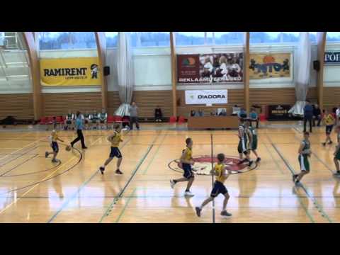 EYBL U17, BC HITO/Sportkunda - Tapiolan Honka, I veerand, 17.01.2015, Jõhvi