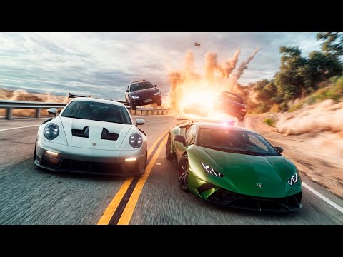 STREET RACE │ Epic BeamNG Drive Highway Police Chase