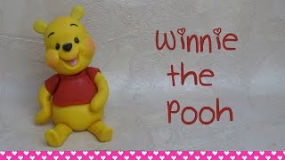 Winnie the Pooh Cake Topper Tutorial How to Make - Come fare Winnie the Pooh in pasta di zucchero