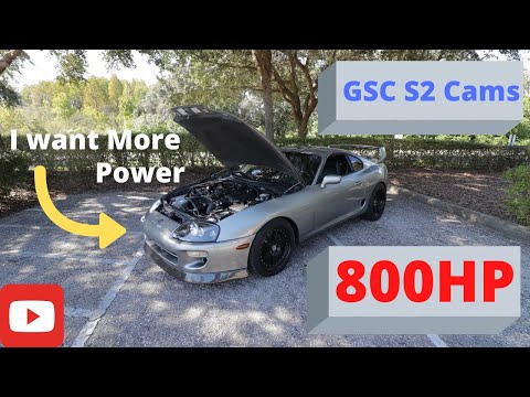 Toyota Supra 800hp build Process | GSC S2 Cams, ECU Masters, Ati