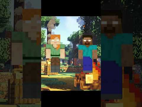 EPIC BATTLE: Alexbrine Destroys Herobrine 😨🔥 #viralvideo