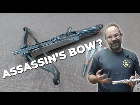 Medieval ASSASSIN'S CROSSBOW (Balestrino) ASSEMBLED & TESTED!