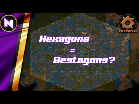 Modular Hexagon Death World Megabase by K3N1M0  | Factorio Base Tour