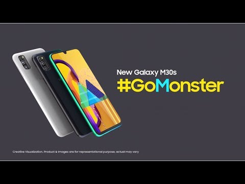 The All New Samsung Galaxy M30s with a powerful 6000mAh Battery